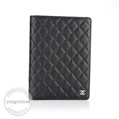 Chanel Black Caviar Leather Agenda/Notebook 